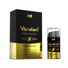 Рідкий вібратор Intt Vibration Vodka (15 мл) (м'ята упаковка!!!)
