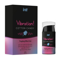 Рідкий вібратор Intt Vibration Cotton Candy (15 мл) (м'ята упаковка!!!)