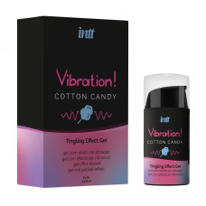 Рідкий вібратор Intt Vibration Cotton Candy (15 мл) (м'ята упаковка!!!)