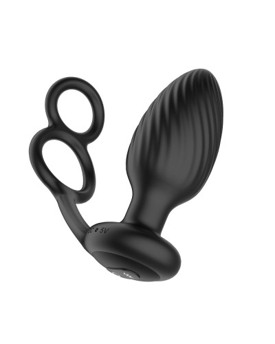 Анальна вібропробка Nexus Tornado Cock and Ball Ring - Фото №2