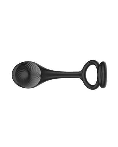 Анальна вібропробка Nexus Tornado Cock and Ball Ring - Фото №7