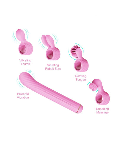 Вібратор Otouch Magic Stick S1 Plus - Pink - Фото №3