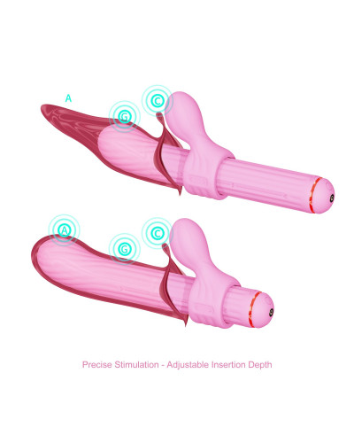 Вібратор Otouch Magic Stick S1 Plus - Pink - Фото №5