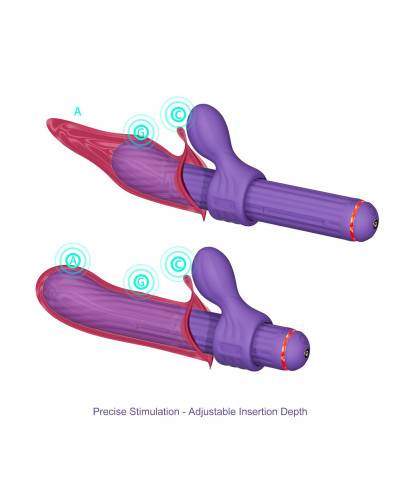 Вібратор Otouch Magic Stick S1 Plus - Purple - Фото №5