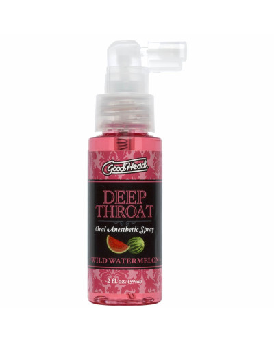 Розпродаж!!! Спрей для мінету Doc Johnson GoodHead DeepThroat Spray - Watermelon 59 мл (термін 09.2025) - Фото №1