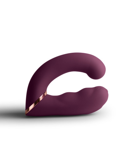 Вибратор Rocks Off Gemini Burgundy - Фото №2