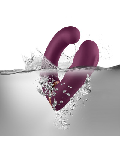Вибратор Rocks Off Gemini Burgundy - Фото №8