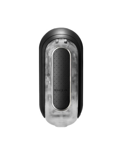 Вібромастурбатор Tenga Flip Zero Electronic Vibration Black, змінна інтенсивність, розкладний - Фото №1