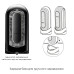 Вібромастурбатор Tenga Flip Zero Electronic Vibration Black, змінна інтенсивність, розкладний - Фото №7