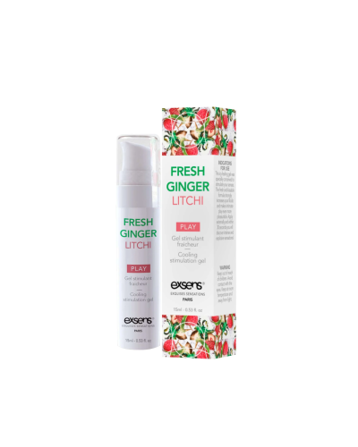 Распродажа!!! Стимулирующий гель EXSENS Kissable Fresh Ginger Litchi 15мл (срок 12.2025) - Фото №1