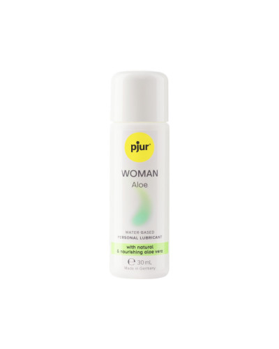 Лубрикант на водній основі pjur Woman Aloe 30 мл з екстрактом алое, зволожувальний, без парабенів - Фото №1