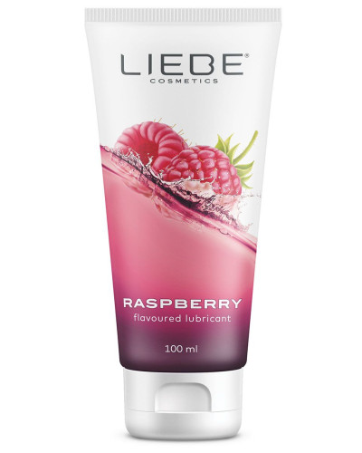 Распродажа!!! Лубрикант на водной основе Liebe Lubricant Raspberry 100 мл (срок 12.2025) - Фото №1