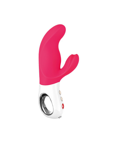 Вібратор-кролик Fun Factory MISS BI pink/white, 2 незалежні мотори, діаметр 4,2 см - Фото №1