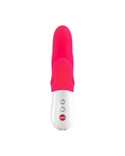 Вібратор-кролик Fun Factory MISS BI pink/white, 2 незалежні мотори, діаметр 4,2 см - Фото №3