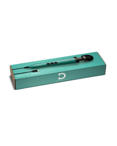 Вібромасажер DOXY3 USB-C Massager TURQUOISE - Фото №5