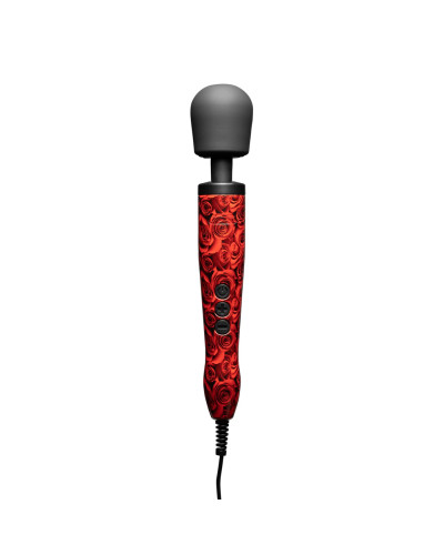 Вібромасажер DOXY Original ROSE PATTERN, дуже потужний, живлення 220В, пульсівні вібрації - Фото №1