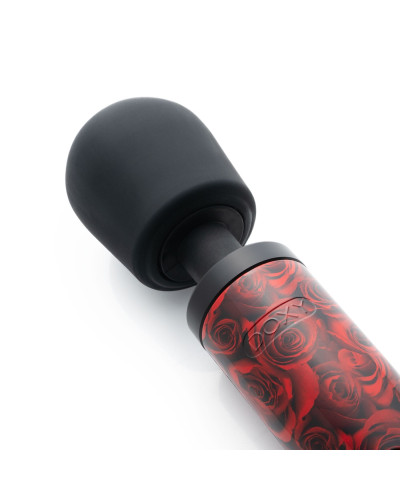 Вібромасажер DOXY Original ROSE PATTERN, дуже потужний, живлення 220В, пульсівні вібрації - Фото №3