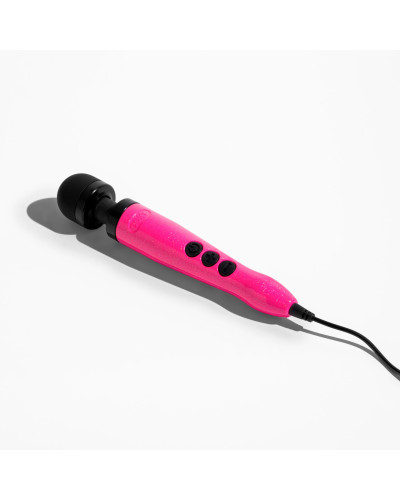 Вибромассажер DOXY Die Cast 3 Hot Pink, очень мощный, питание 220В, металлический корпус - Фото №1