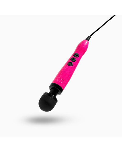 Вибромассажер DOXY Die Cast 3 Hot Pink, очень мощный, питание 220В, металлический корпус - Фото №2