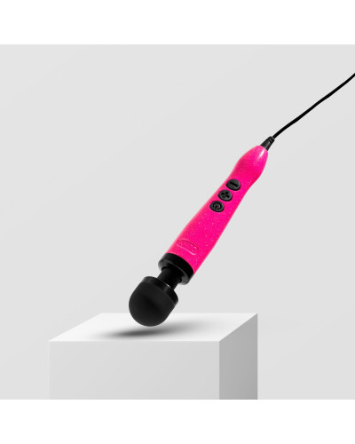 Вибромассажер DOXY Die Cast 3 Hot Pink, очень мощный, питание 220В, металлический корпус - Фото №7