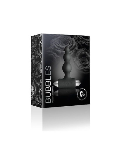 Анальний вібратор Rocks Off Petite Sensations — Bubbles Black (м'ята упаковка!!!) - Фото №6