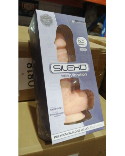 Фаллоимитатор с вибрацией SilexD Norman Vibro Flesh (MODEL 1 size 8,5in) (мятая упаковка!!!) - Фото №2