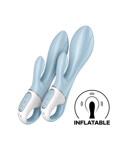Вібратор-кролик надувний Satisfyer Air Pump Bunny 1 - Фото №1