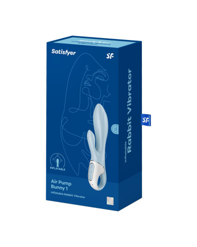 Вібратор-кролик надувний Satisfyer Air Pump Bunny 1 - Фото №6