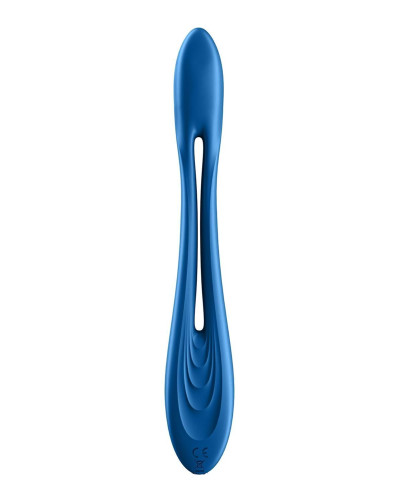 Универсальный гибкий вибратор для пар Satisfyer Elastic Game Dark Blue (мятая упаковка!!!) - Фото №5