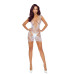Бодистокинг Passion BS111 One Size, white - Фото №1