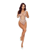 Бодистокинг Passion BS114 One Size, white