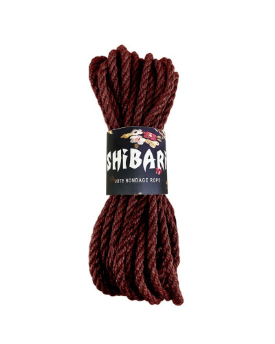 Джутова мотузка для шибарі Feral Feelings Shibari Rope, 8 м коричнева - Фото №1