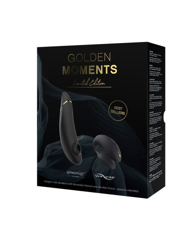 Премиальный подарочный набор Golden Moments: Womanizer Premium и We-Vibe Chorus Black - Фото №6