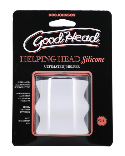 Мастурбатор Doc Johnson GoodHead - Helping Head Silicone - Фото №4