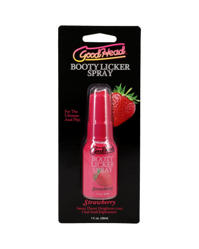 Спрей для анилингуса Doc Johnson GoodHead Booty Licker Spray - Strawberry 29 мл - Фото №2
