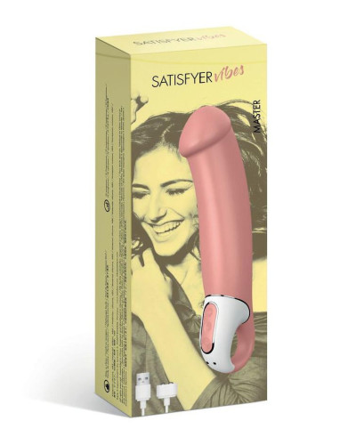 Потужний вібратор Satisfyer Vibes Master, гнучкий літій силікон, 12 режимів роботи, діаметр 46 мм - Фото №5