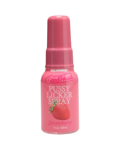 Спрей для кунилингуса Doc Johnson GoodHead Pussy Licker Spray - Strawberry 29 мл - Фото №1