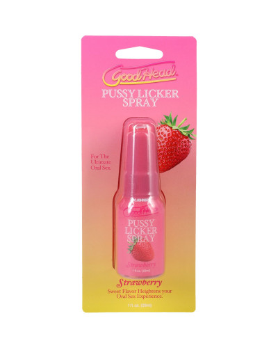 Спрей для кунилингуса Doc Johnson GoodHead Pussy Licker Spray - Strawberry 29 мл - Фото №2