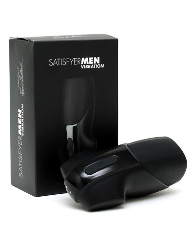 Мастурбатор Satisfyer Men Vibration імітатор мінету з вібрацією, стимуляція головки - Фото №9