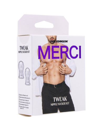 Присоски для сосков Doc Johnson Merci - Tweak - Nipple Sucker Set - Фото №3