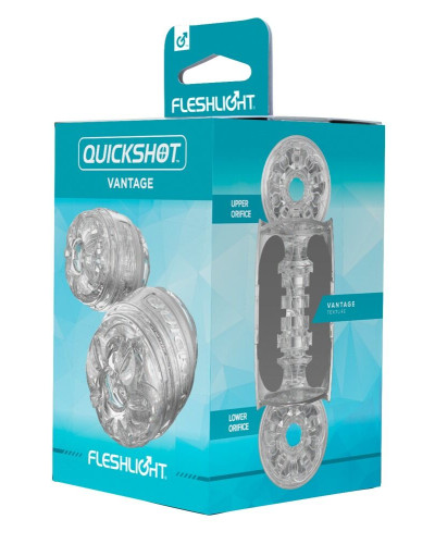 Мастурбатор Fleshlight Quickshot Vantage, компактный, отлично для пар и минета - Фото №7