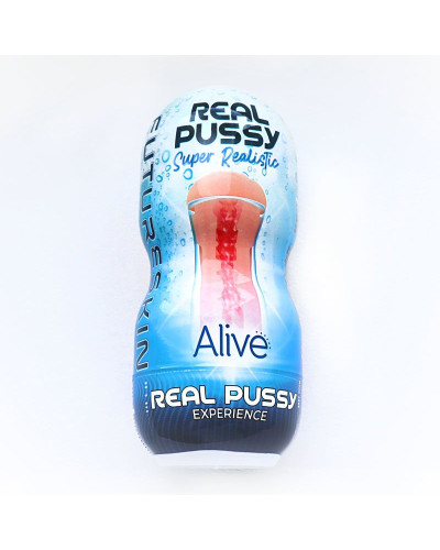 Недорогий мастурбатор-вагіна Alive Super Realistic Vagina - Фото №1