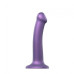 Насадка для страпона Strap-On-Me Mono Density Dildo Violet M, диам. 3,3см, однослойный силикон, гибк - Фото №1