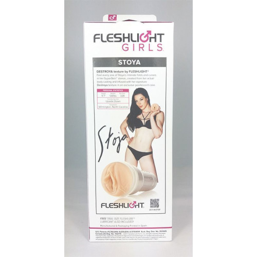 Мастурбатор Fleshlight Girls: Stoya - Destroya, со слепка вагины, очень нежный