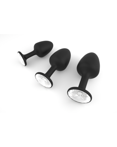Анальна пробка Dorcel Geisha Plug Diamond XL з кулькою всередині, створює вібрації, макс діаметр 4,5 - Фото №1
