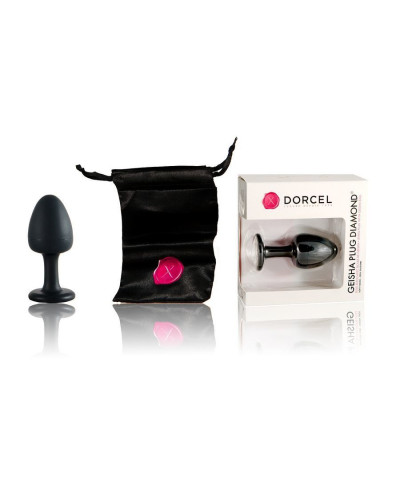Анальна пробка Dorcel Geisha Plug Diamond XL з кулькою всередині, створює вібрації, макс діаметр 4,5 - Фото №3