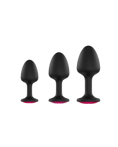 Анальная пробка Dorcel Geisha Plug Ruby XL с шариком внутри, создает вибрации, макс диаметр 4,5см - Фото №2
