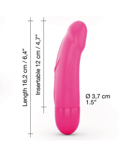 Вібратор Dorcel Real Vibration S Magenta 2.0, діаметр 3,7см, перезаряджається, для точки G - Фото №5