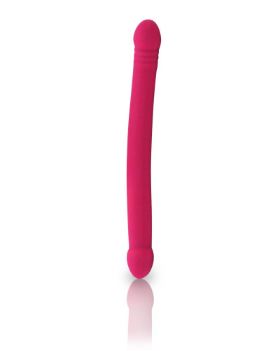 Фаллоимитатор двусторонний Dorcel Real Double Do Magenta, диаметр 4см, длина 42см - Фото №1