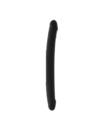 Фалоімітатор двосторонній Dorcel Real Double Do Black, діаметр 4 см, довжина 42 см - Фото №1